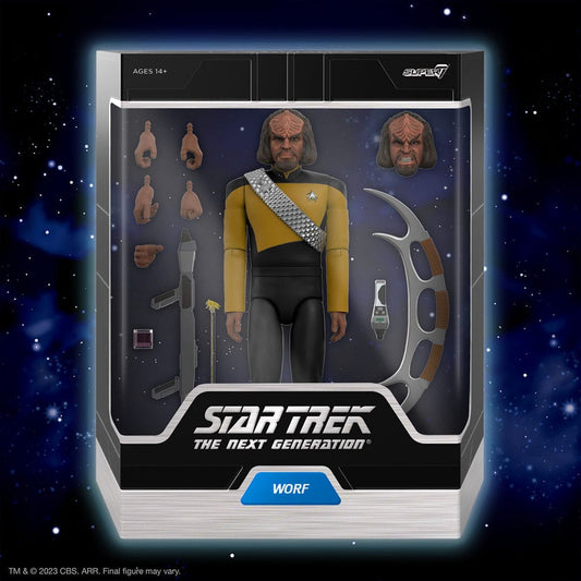 Star Trek: The Next Generation Ultimates Action Figure Worf 18 cm 0840049830073