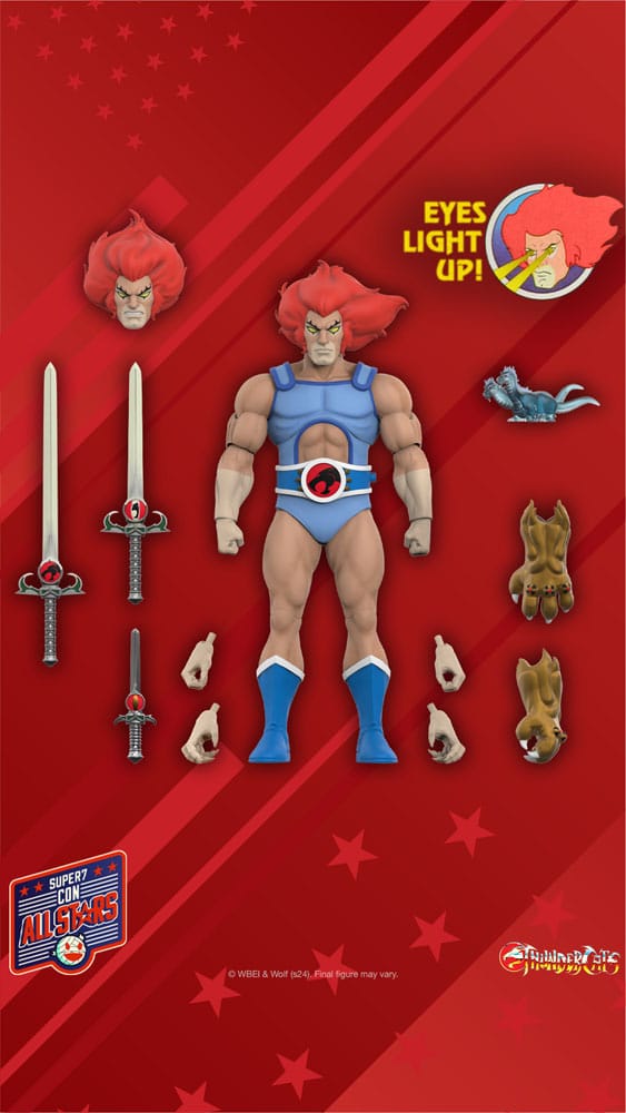 Thundercats Ultimates Action Figure Lion-O (LED Eyes) 18 cm 0840049886797