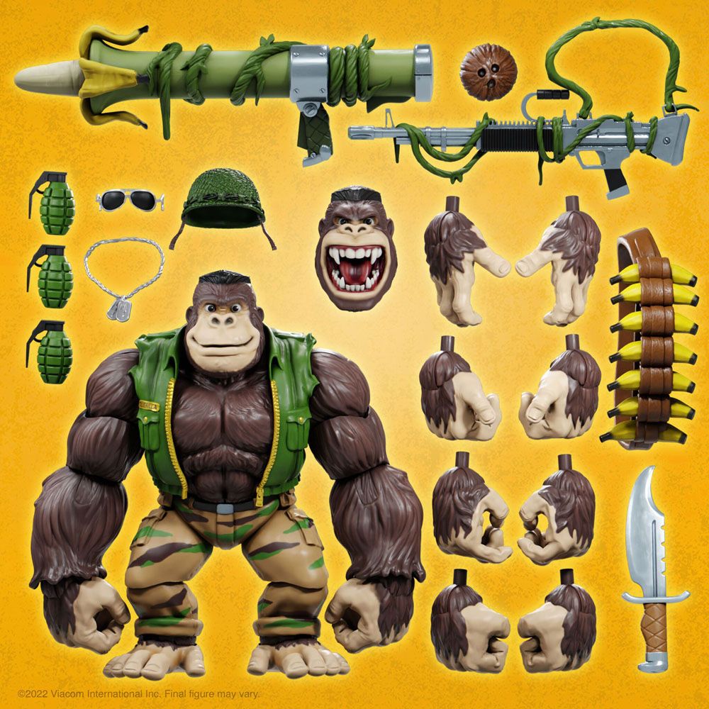 Teenage Mutant Ninja Turtles Ultimates Action Figure Guerrilla Gorilla 20 cm 0840049820456