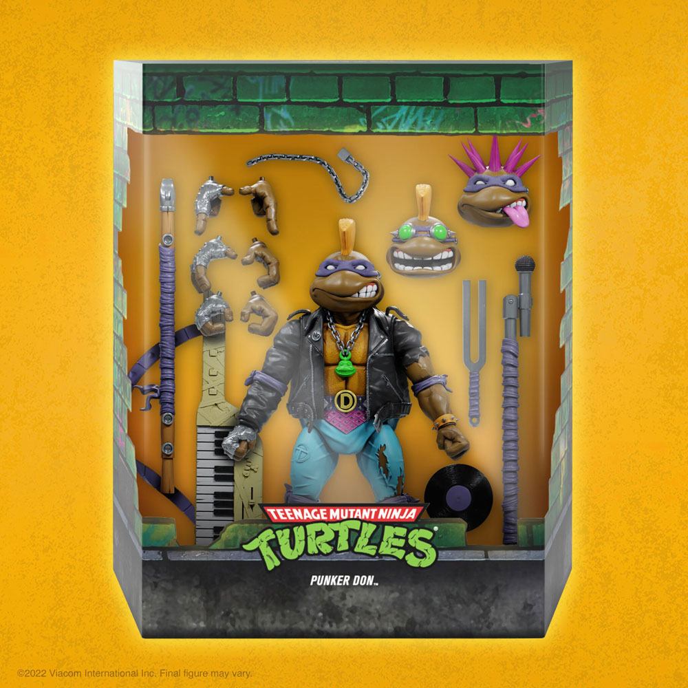 Teenage Mutant Ninja Turtles Ultimates Action Figure Punker Donatello 18 cm 0840049820449