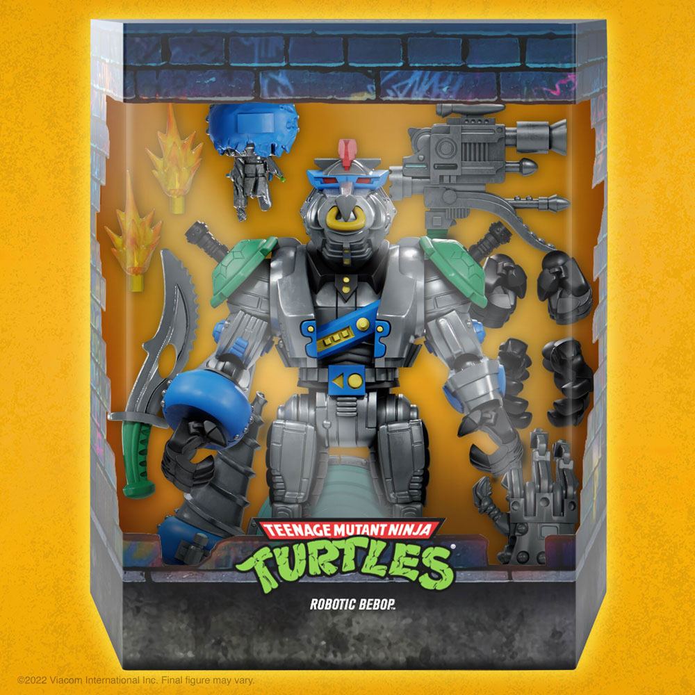 Teenage Mutant Ninja Turtles Ultimates Action Figure Robotic Bebop 20 cm 0840049820470