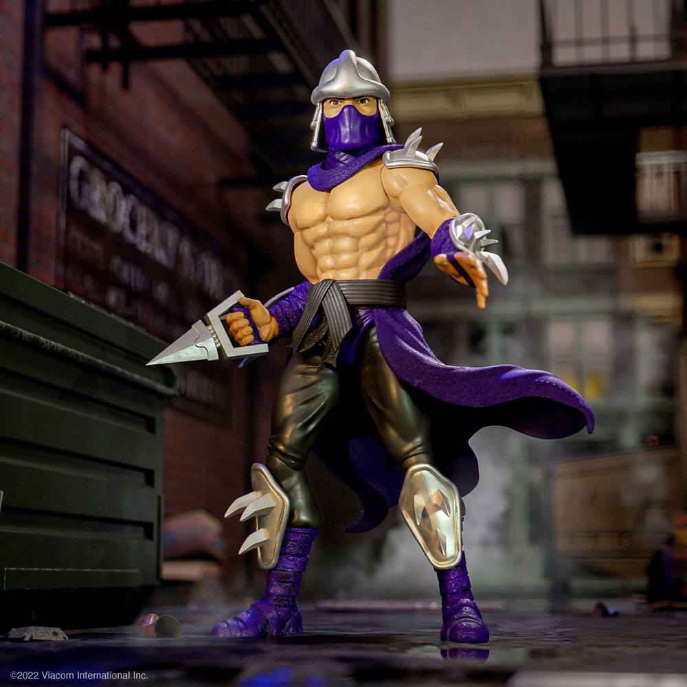 Teenage Mutant Ninja Turtles Ultimates Action Figure Shredder (Silver Armor) 18 cm 0840049827820