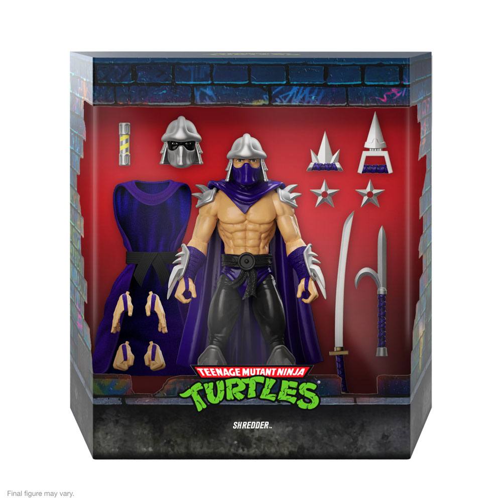 Teenage Mutant Ninja Turtles Ultimates Action Figure Shredder (Silver Armor) 18 cm 0840049827820