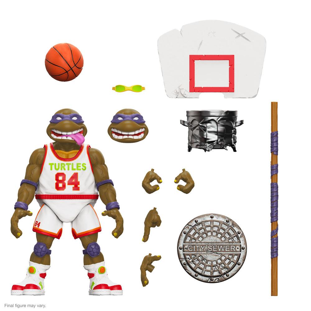 Teenage Mutant Ninja Turtles Ultimates Action Figure Slam Dunkin' Don 18 cm 0840049828322