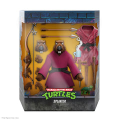 Teenage Mutant Ninja Turtles Ultimates Action Figure Splinter (Flocked) 18 cm 0840049828360