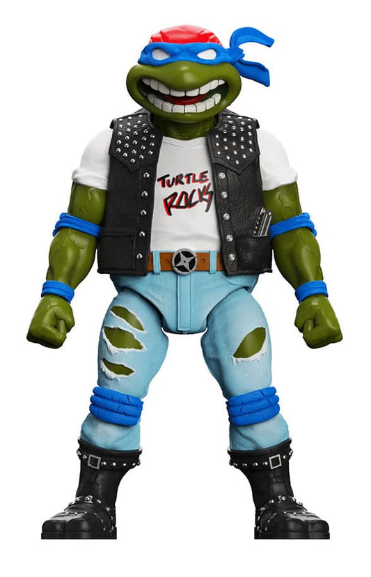 Teenage Mutant Ninja Turtles Ultimates Action Figure Classic Rocker Leo 18 cm 0840049834088