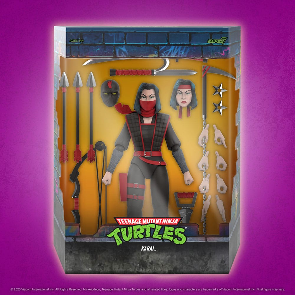 Teenage Mutant Ninja Turtles Ultimates Action Figure Karai 18 cm 0840049834057