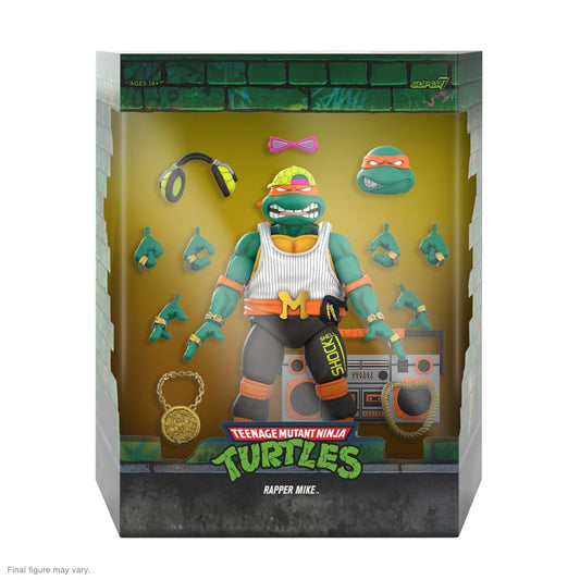 Teenage Mutant Ninja Turtles Ultimates Action Figure Rappin' Mike 18 cm 0840049849662