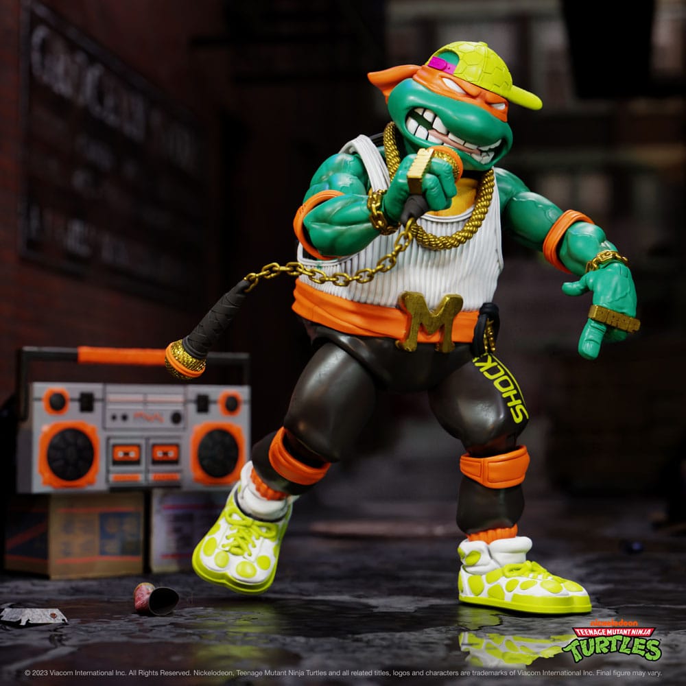 Teenage Mutant Ninja Turtles Ultimates Action Figure Rappin' Mike 18 cm 0840049849662