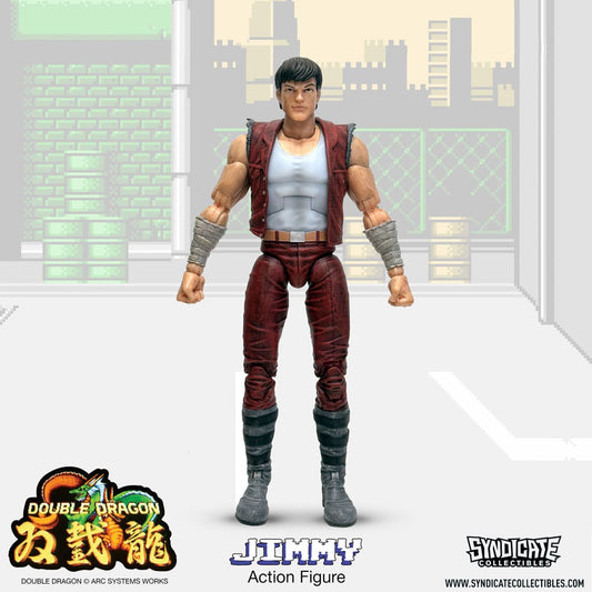 Double Dragon Deluxe Action Figure 1/12 Jimmy 18 cm 0849795095002