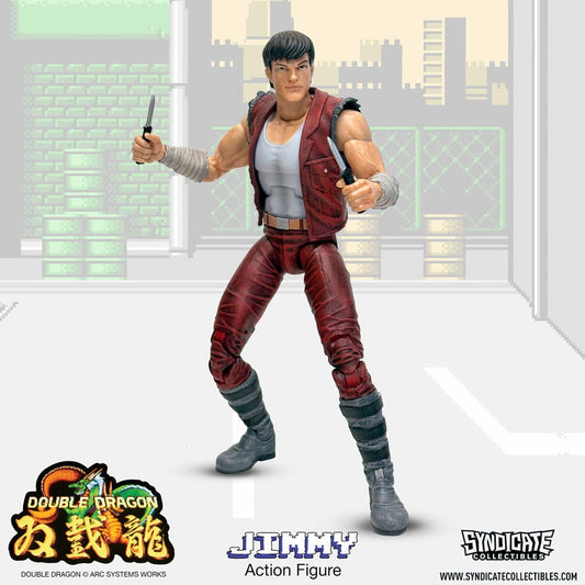 Double Dragon Deluxe Action Figure 1/12 Jimmy 18 cm 0849795095002