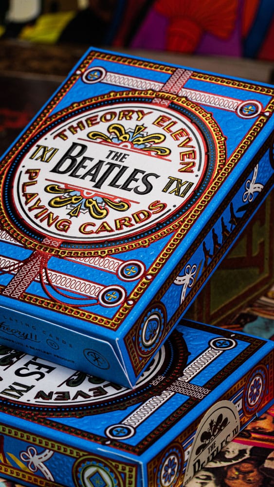 The Beatles Playing Cards Blue Version 0850016557438