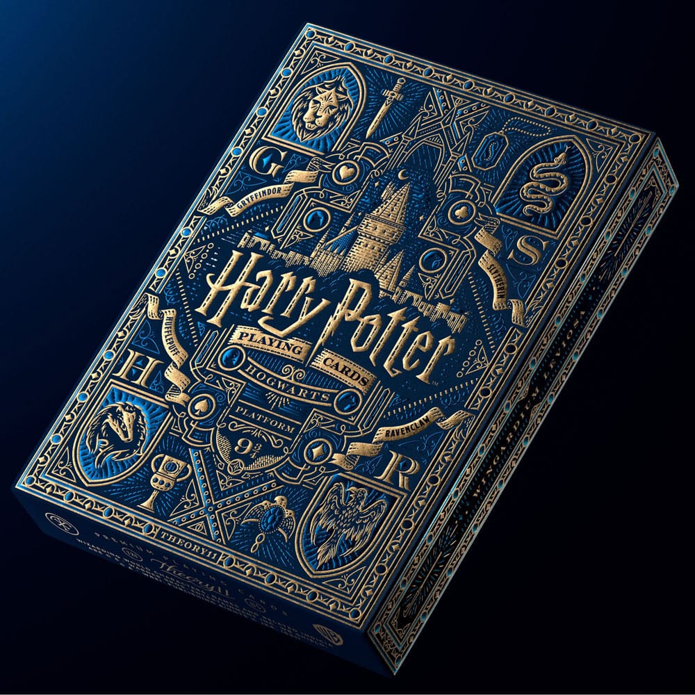 Harry Potter Playing Cards Blue Version 0850016557483