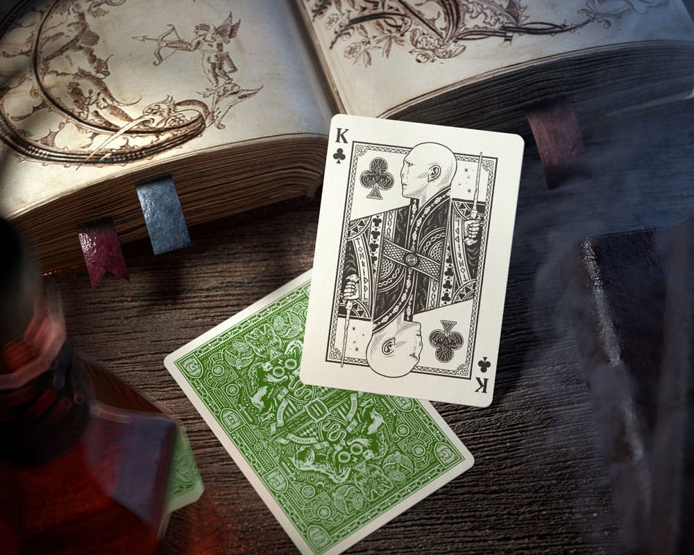 Harry Potter Playing Cards Green Version 0850016557469