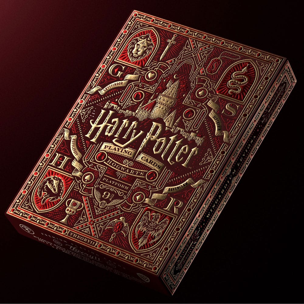 Harry Potter Playing Cards Red Version 0850016557490