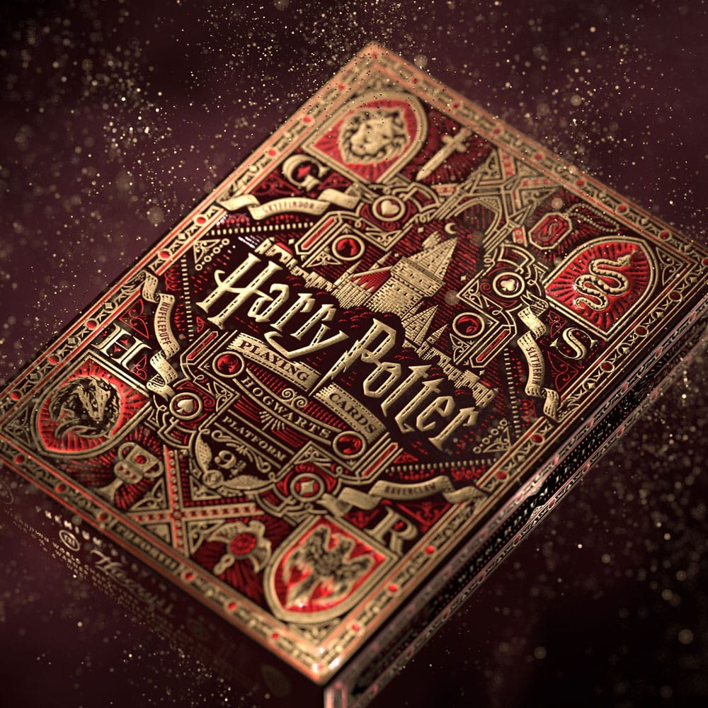 Harry Potter Playing Cards Red Version 0850016557490