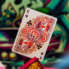 Outcast Playing Cards Red Velvet 0850049111409