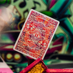 Outcast Playing Cards Red Velvet 0850049111409