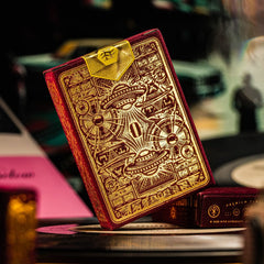 Outcast Playing Cards Red Velvet 0850049111409