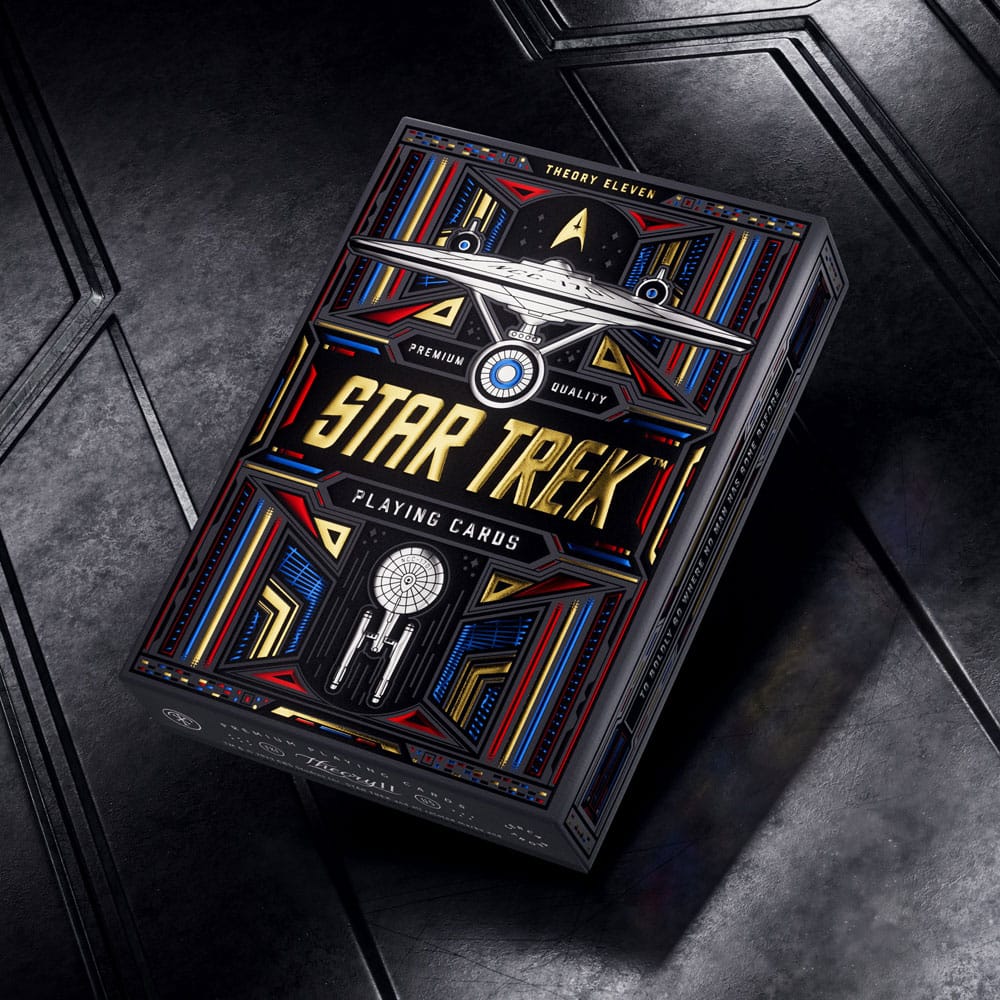 Star Trek Playing Cards Dark Version 0850049111324