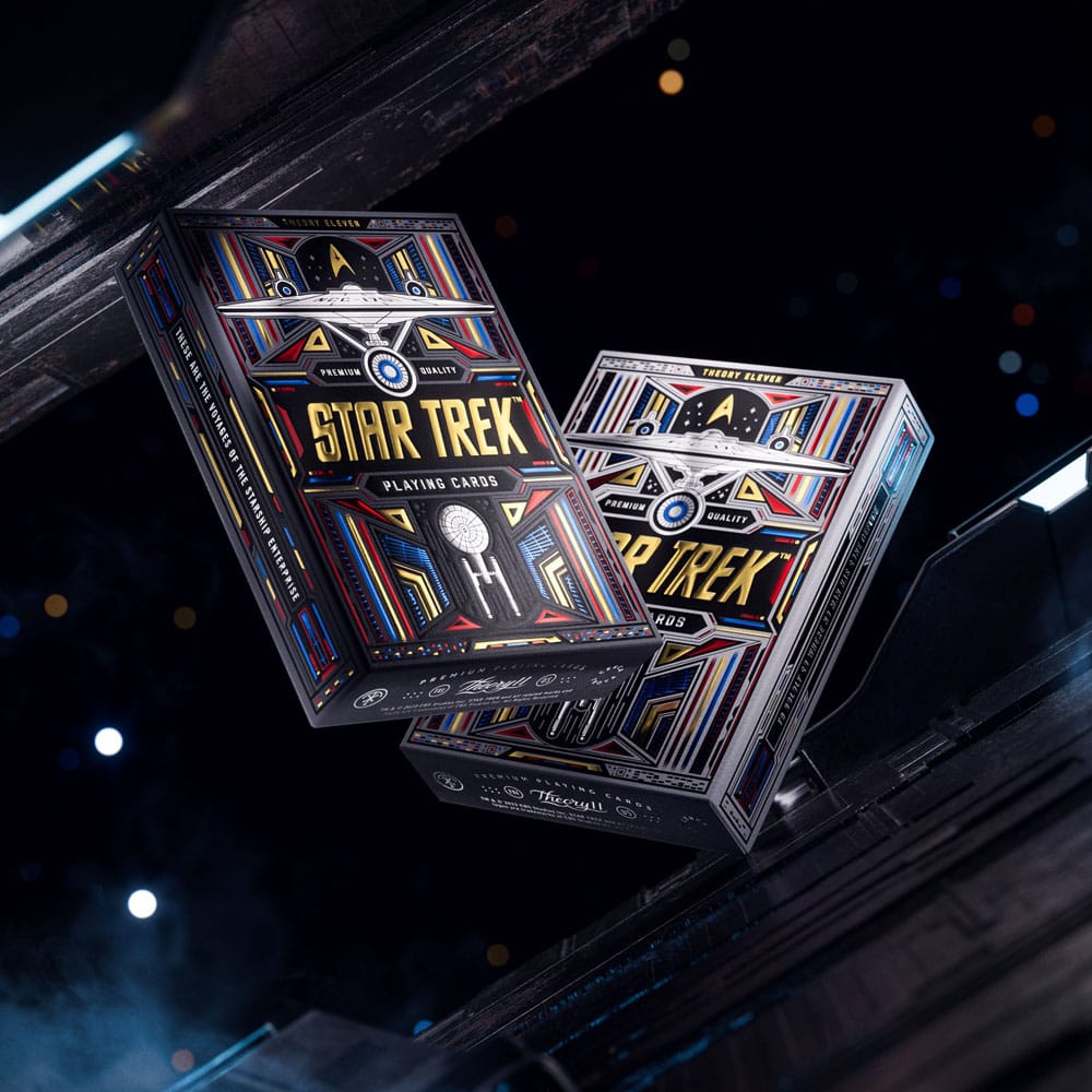 Star Trek Playing Cards Dark Version 0850049111324