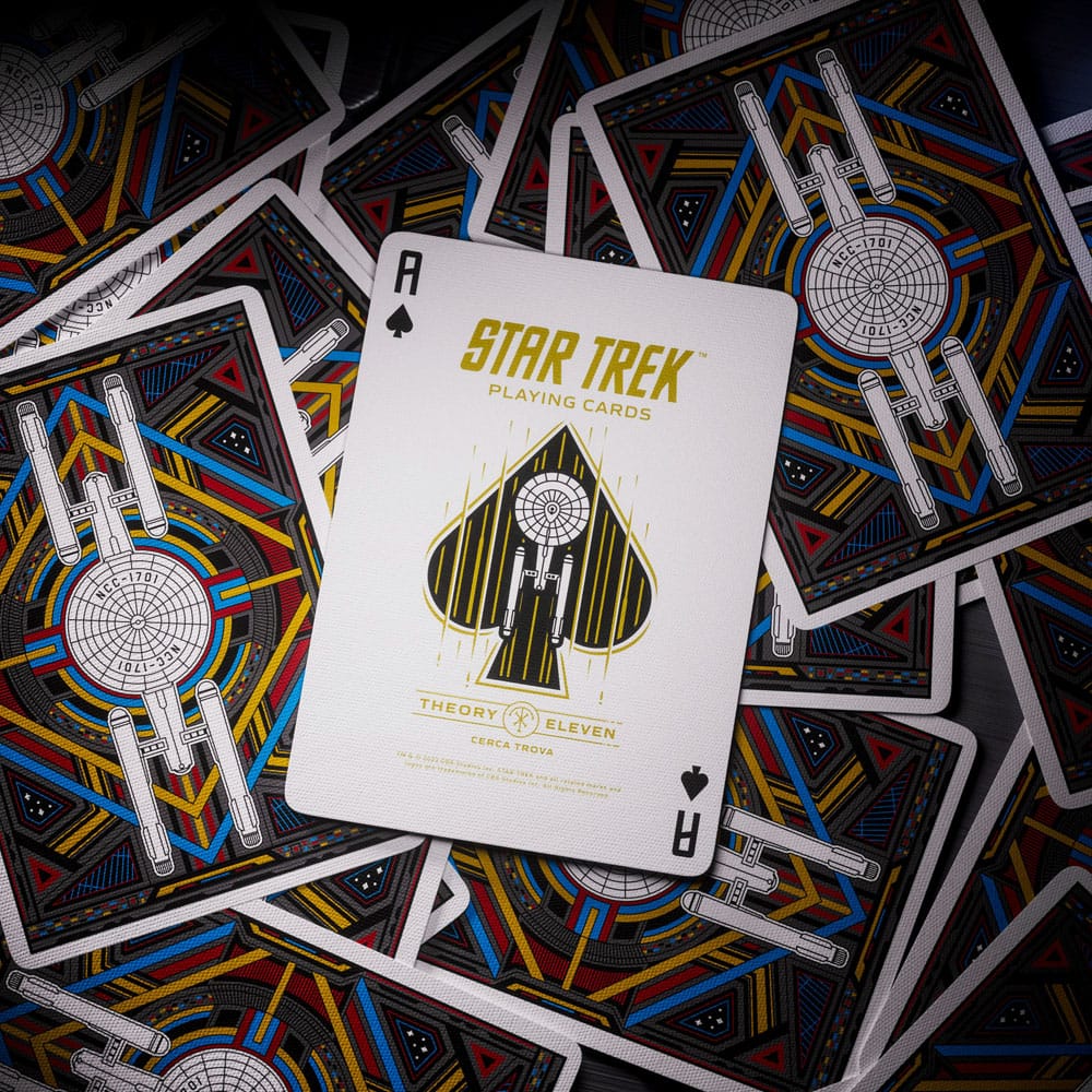 Star Trek Playing Cards Dark Version 0850049111324