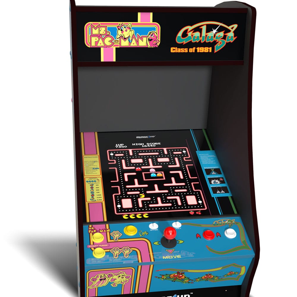 Arcade1Up Arcade Video Class of '81 Ms. Pac-Man / Galaga Deluxe 155 cm 1210001601352