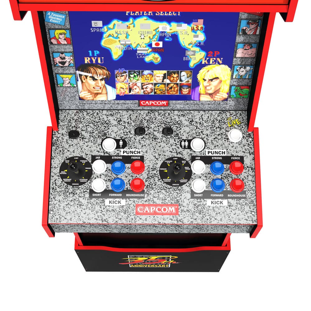 Arcade1Up Arcade Video Game Street Fighter II / Capcom Legacy Yoga Flame Edition 154 cm 1220000276536