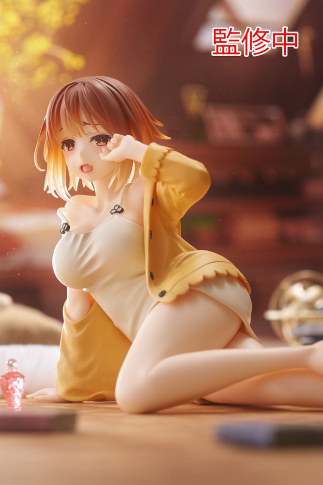 Atelier Ryza: Ever Darkness & the Secret Hideout PVC Statue Desktop Cute Figure Ryza Nightwear Ver. 13 cm 0840342402519