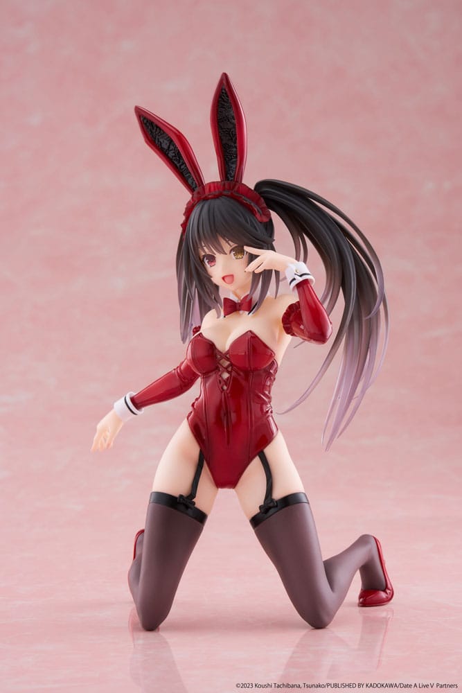 Date A Live V PVC Statue Desktop Cute Figure Kurumi Tokisaki Bunny Ver. 13 cm 0000154413831