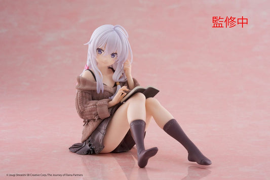 Wandering Witch: The Journey of Elaina PVC Statue Desktop Cute Figure Elaina Casual Clothes Ver. 13 cm 0000828358130