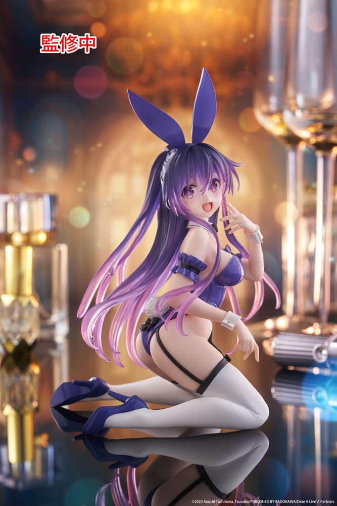 Date A Live V PVC Statue Desktop Cute Figure Tohka Yatogami Bunny Ver. 13 cm 0840342402885