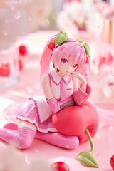 Hatsune Miku PVC Statue Desktop Cute Figure Sakura Miku Cherry Cushion Ver. 13 cm 0840342402977