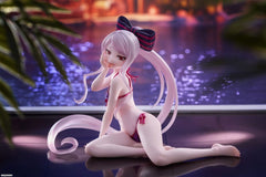 Overlord PVC Statue Desktop Cute Figure Shalltear Swimsuit Ver. 13 cm 0840342403394