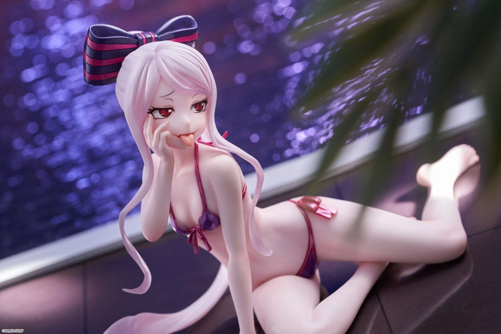 Overlord PVC Statue Desktop Cute Figure Shalltear Swimsuit Ver. 13 cm 0840342403394