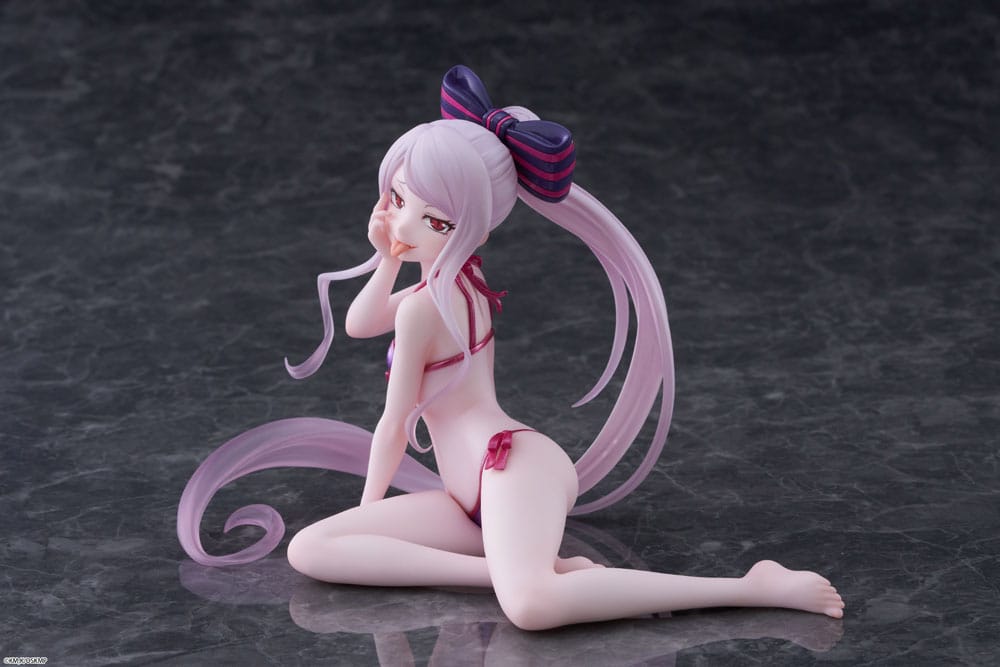 Overlord PVC Statue Desktop Cute Figure Shalltear Swimsuit Ver. 13 cm 0840342403394