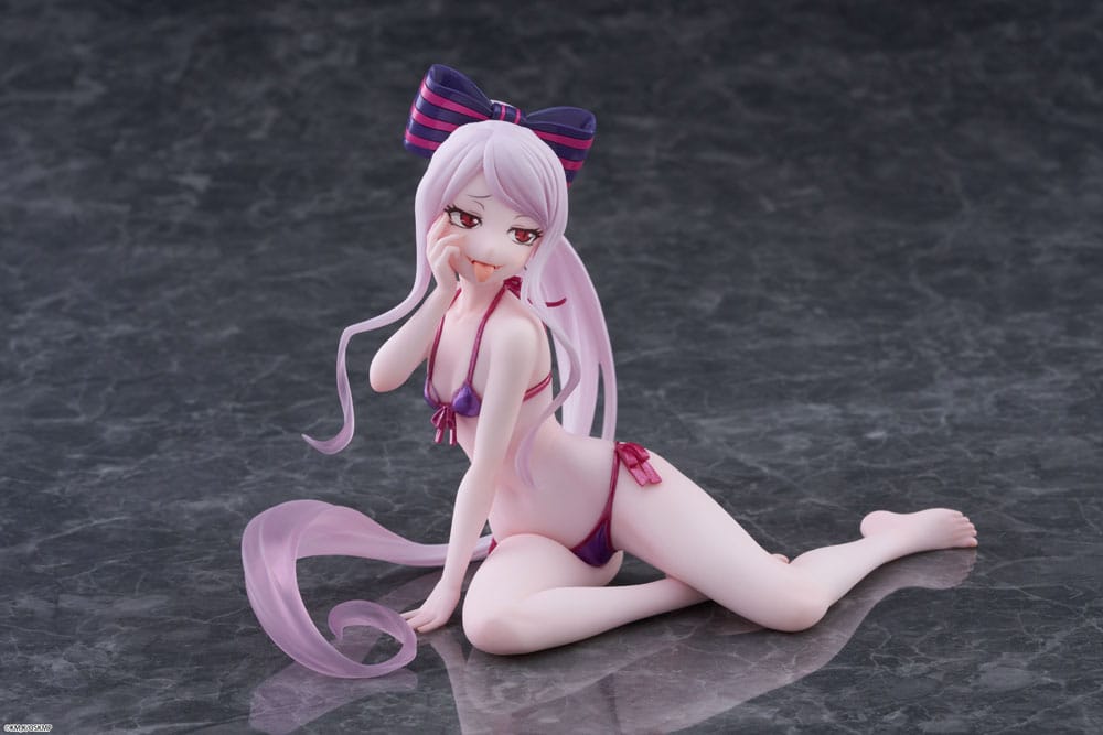 Overlord PVC Statue Desktop Cute Figure Shalltear Swimsuit Ver. 13 cm 0840342403394