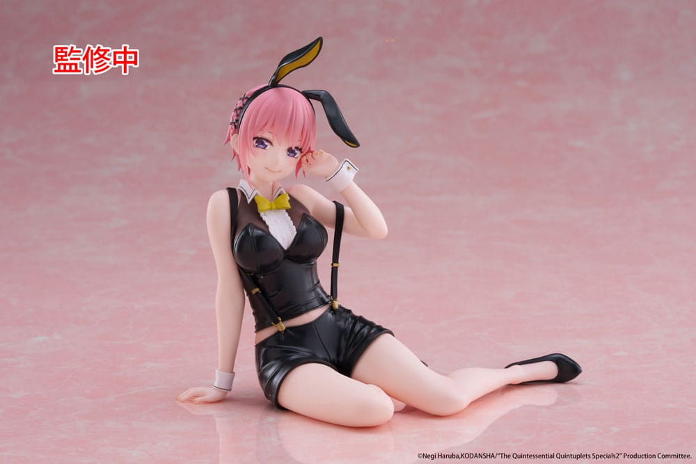 The Quintessential Quintuplets 3 PVC Statue Desktop Cute Figure Ichika Nakano Bunny Ver. 13 cm 0840342403387