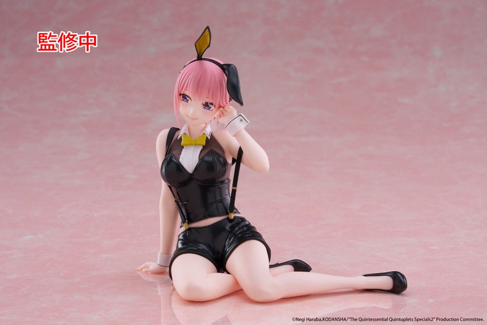 The Quintessential Quintuplets 3 PVC Statue Desktop Cute Figure Ichika Nakano Bunny Ver. 13 cm 0840342403387