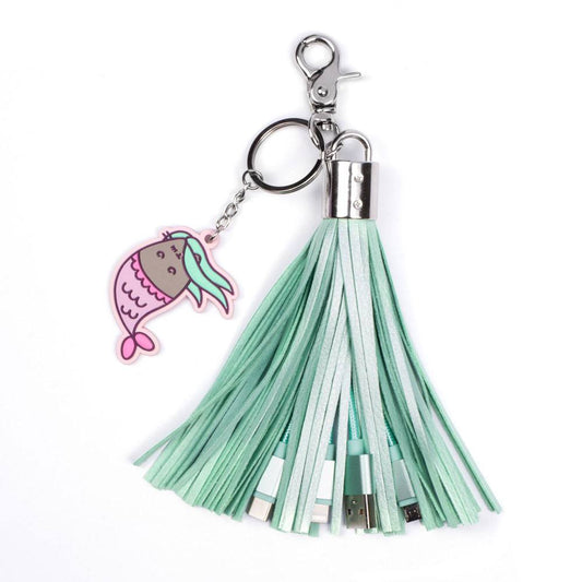 Pusheen USB Charging Cable 3in1 with Keychain Tassel 5060491776742