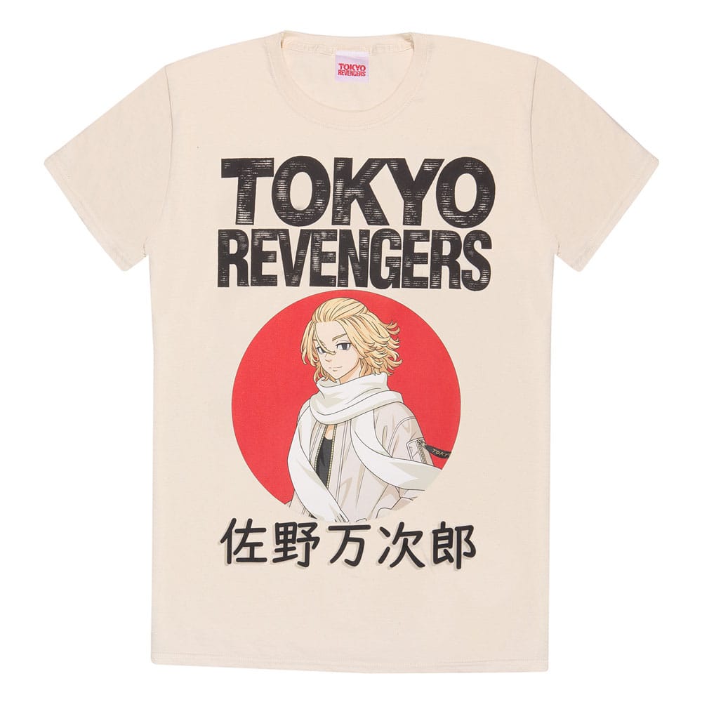 Tokyo Revengers T-Shirt Manjiro Sano Red Circle  Size XL 5056811502283