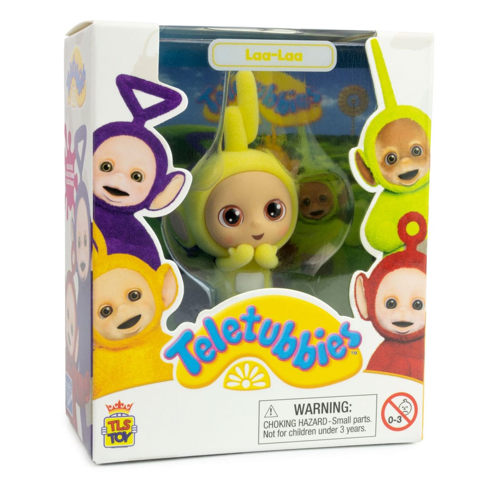 Teletubbies Cheebee Mini figure Laa-Laa Flocked 6 cm 0810122583462