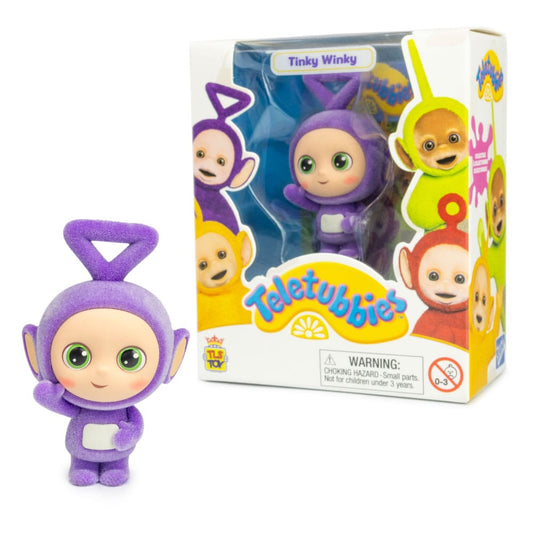 Teletubbies Cheebee Mini figure Tinky Winky Flocked 6 cm 0810122583486