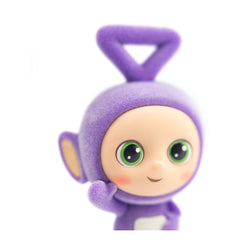 Teletubbies Cheebee Mini figure Tinky Winky Flocked 6 cm 0810122583486