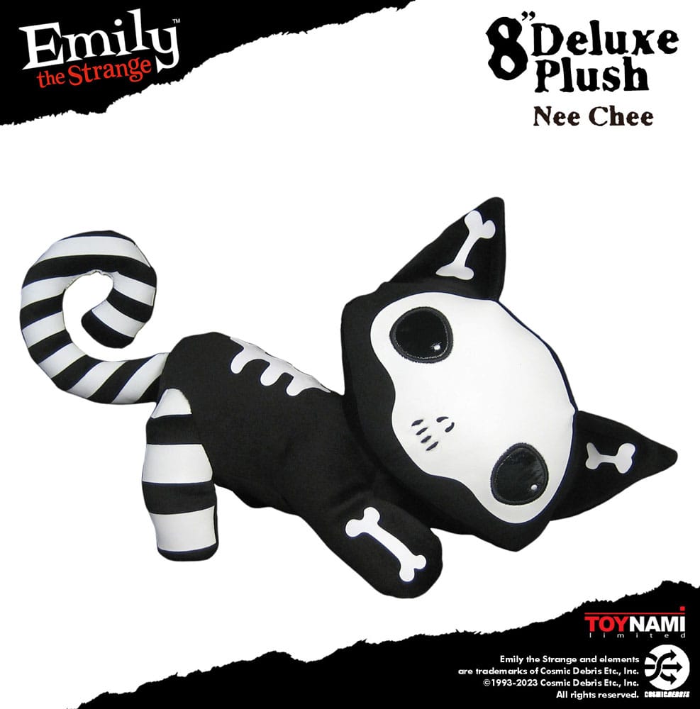 Emily the Strange  Plush Figure Nee Chee 20 cm 0819872013373