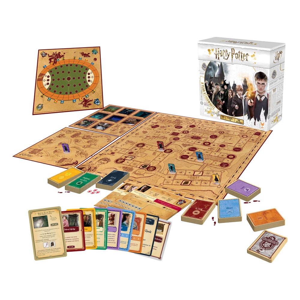 Harry Potter Board Game A Year At Hogwarts *English Version* 3760089891414