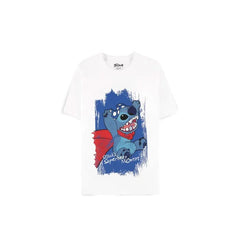 Lilo & Stitch T-Shirt Superhero White Size S 8718526677744