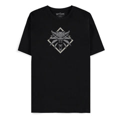 The Witcher T-Shirt Wolf Medallion Size S 8718526401301