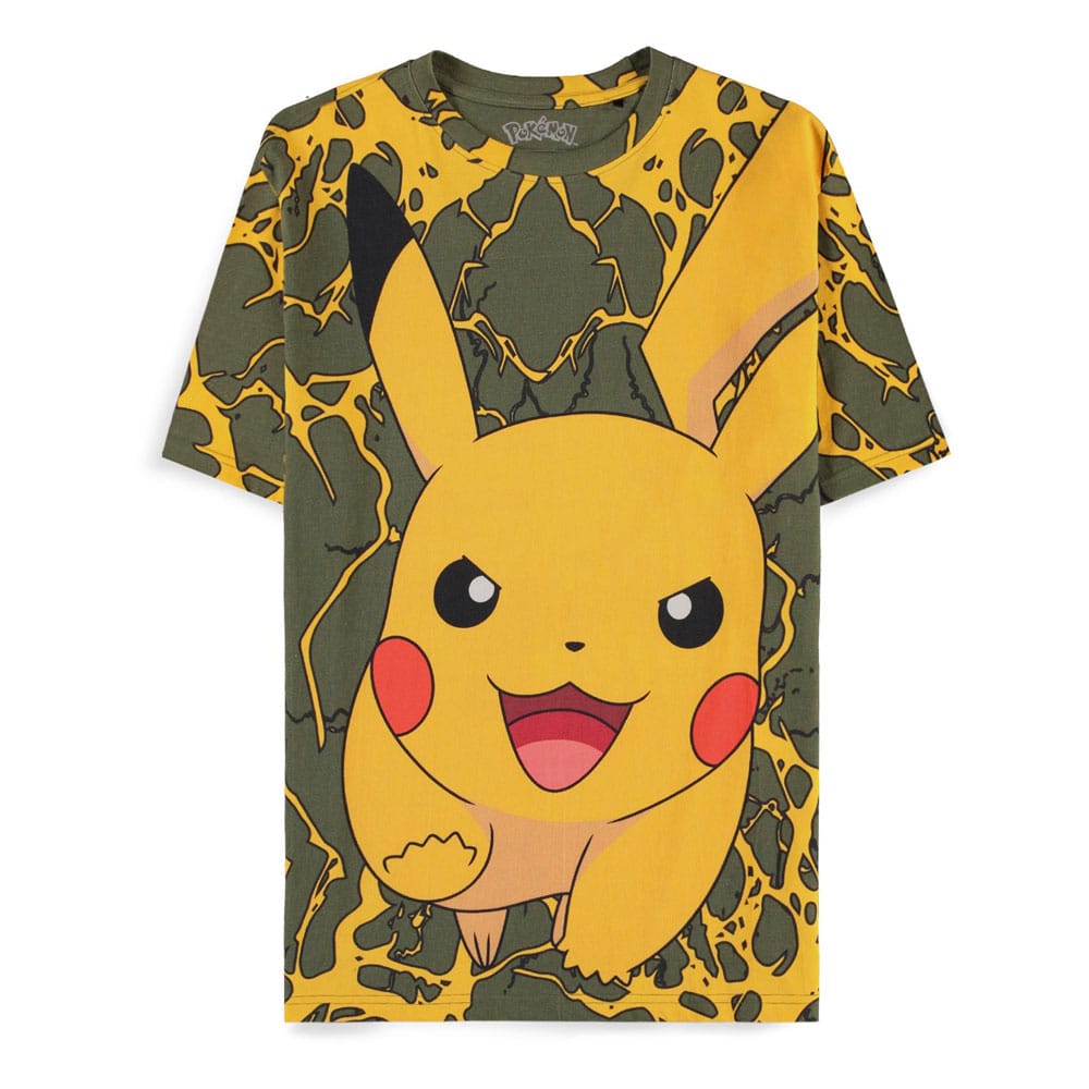 Pokemon T-Shirt Pikachu Lightning Size S 8718526190922