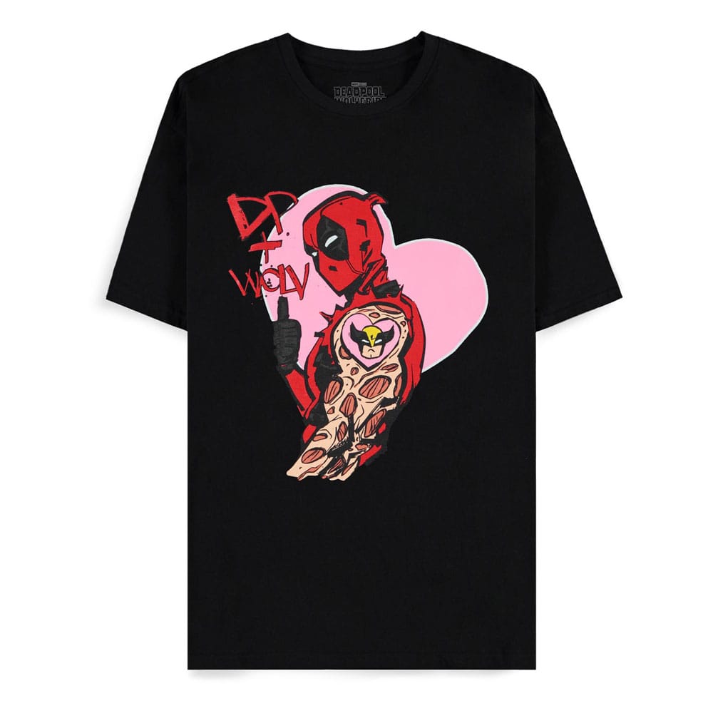 Deadpool T-Shirt I Heart You Size S 8718526213690